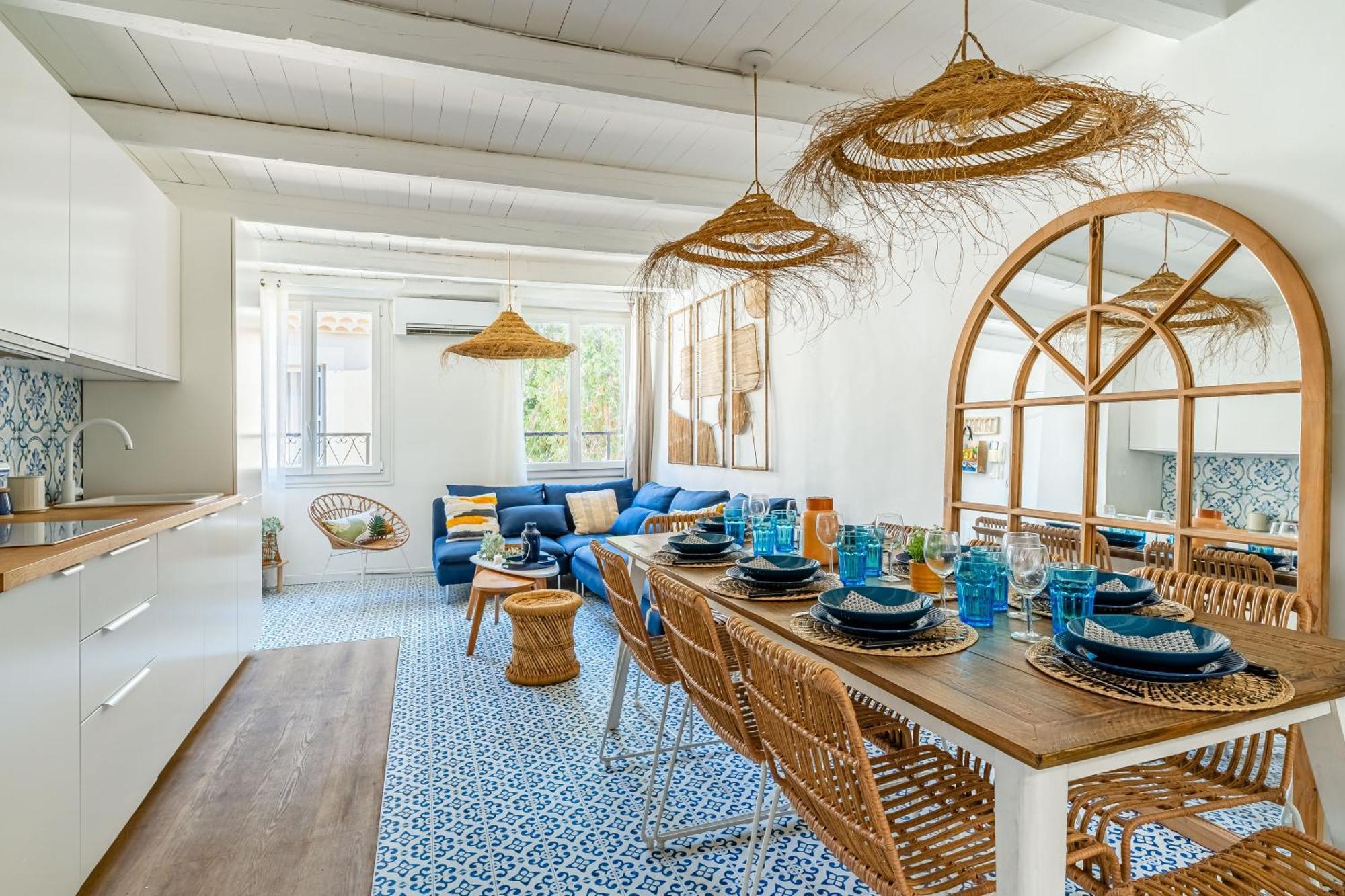 לה קיוטאט Casa Azul - Magnifique Duplex Coeur Historique 4 Chambres Avec Terrasse Vue Mer מראה חיצוני תמונה